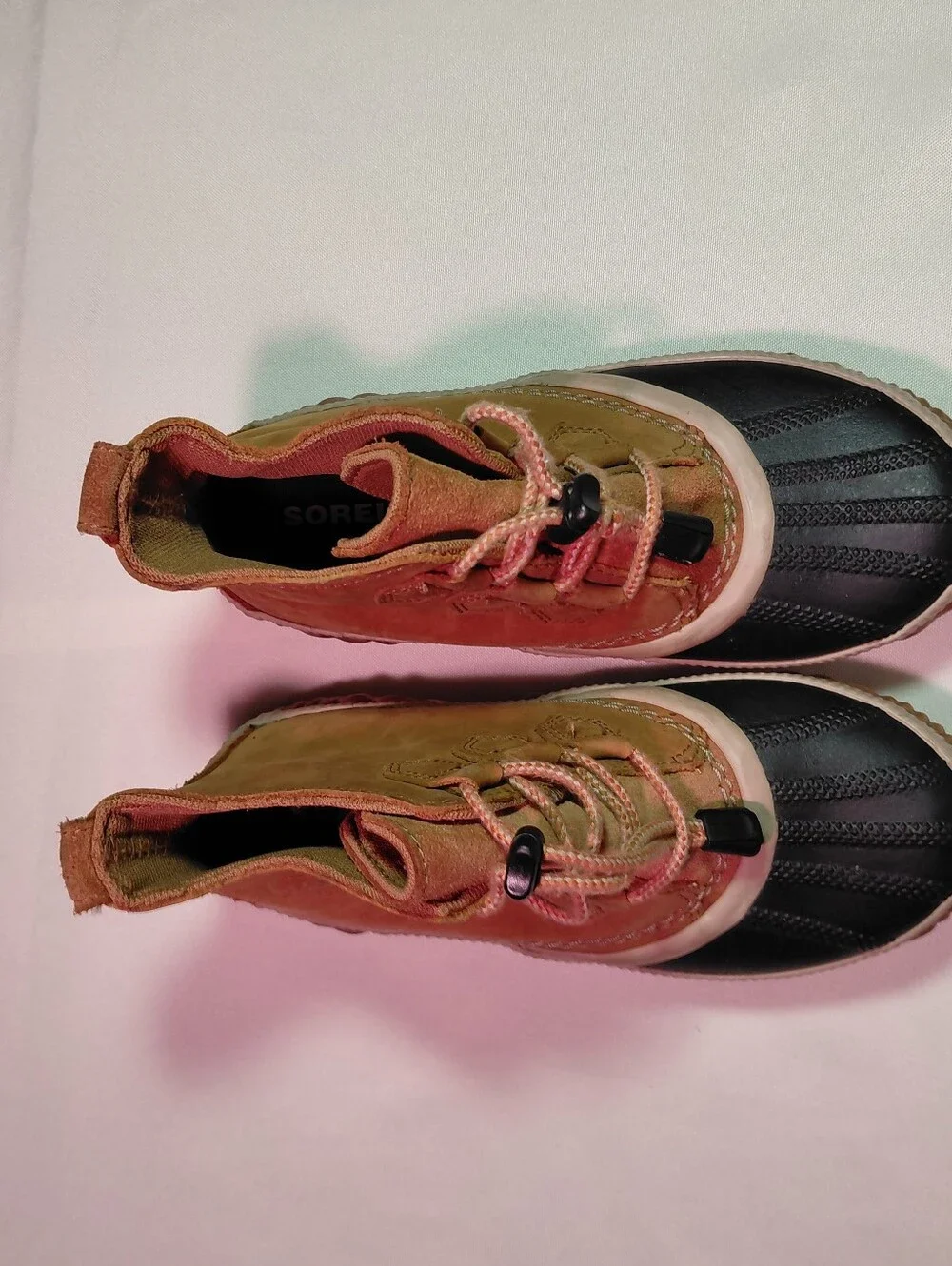 SOREL Kids Out 'N About Plus Waterproof Duck Boots NWOB Sz 3M